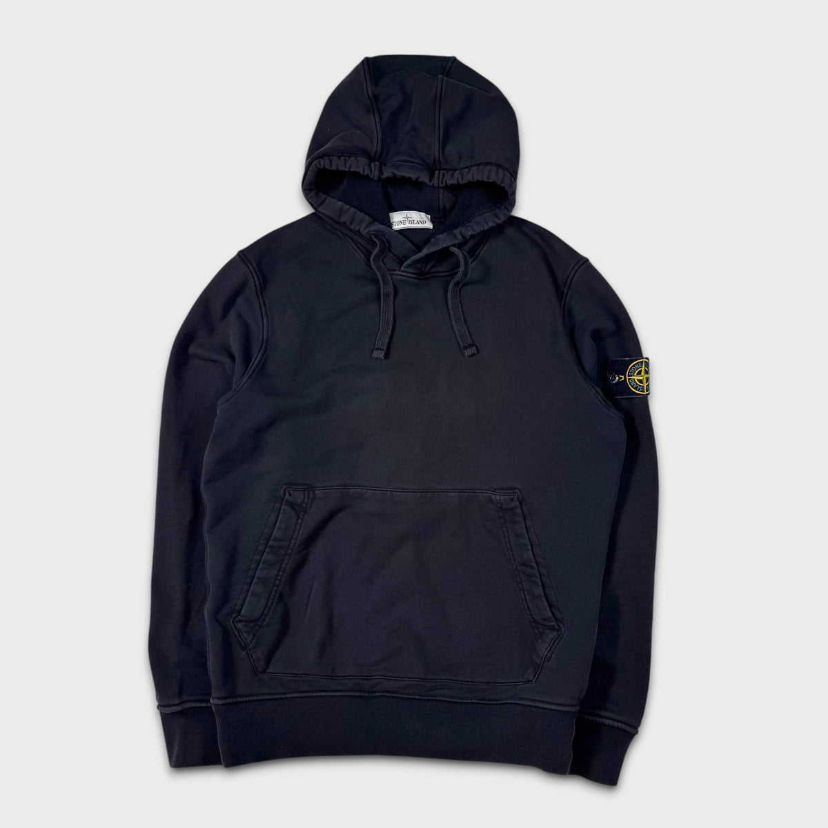 Stone Island Black Pullover Hoodie M
