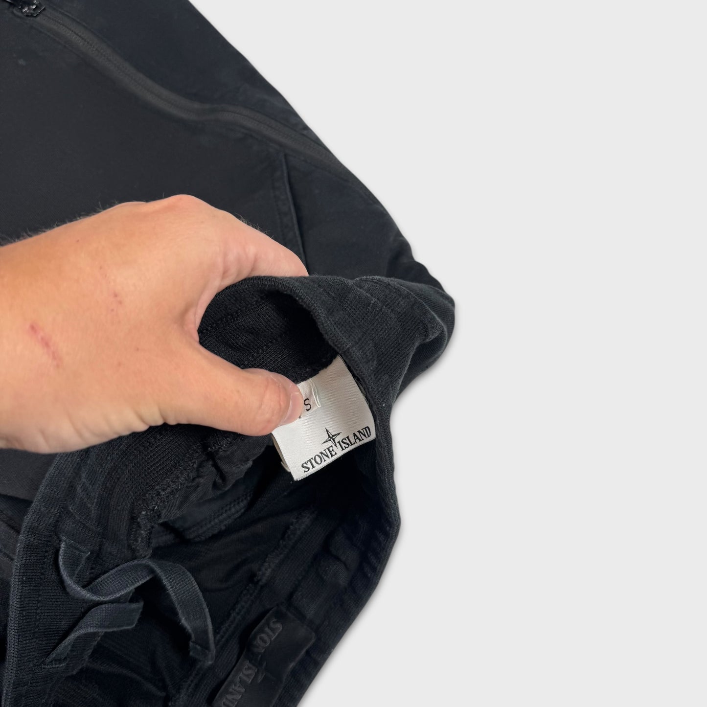 Stone Island Black Ghost Cargo Shorts S