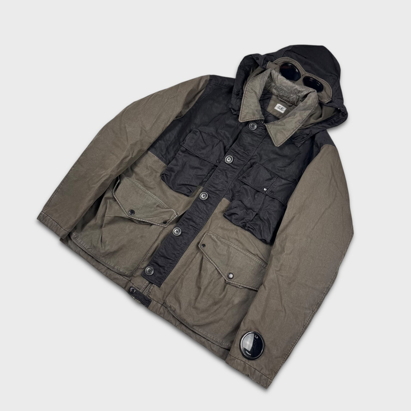 CP Company 50-Fili Watchviewer Goggle Hood Jacket L