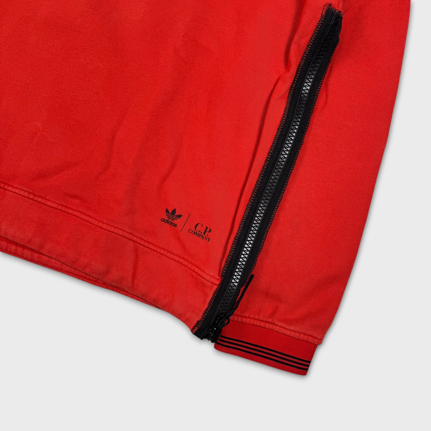 Adidas x CP Company Red Hoodie L
