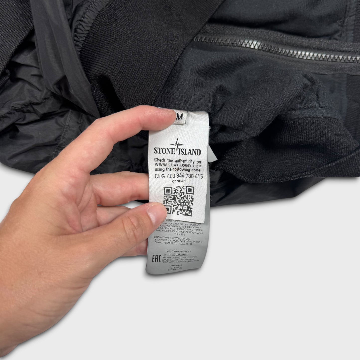Stone Island Garment Dyed Crinkle Reps NY Jacket M
