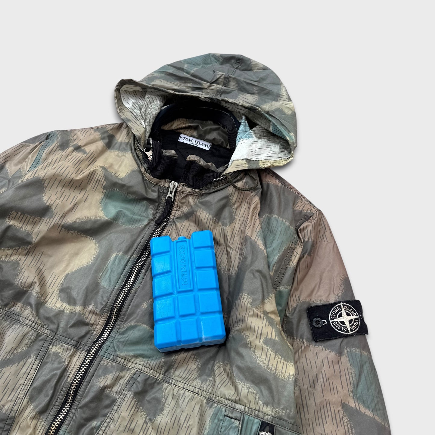 Stone Island ‘Ice Camouflage’ Quilted Jacket XXL