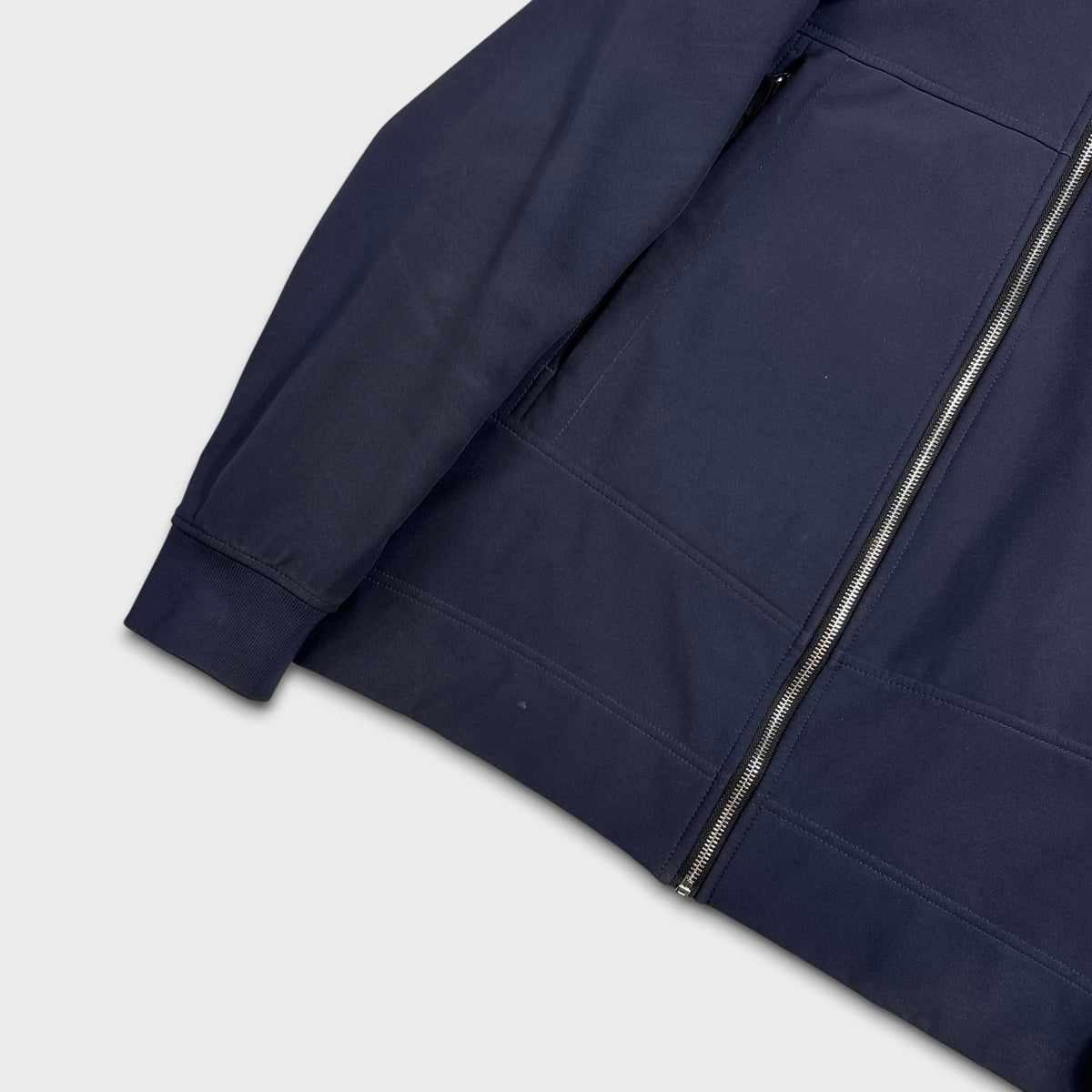 Stone Island Navy Soft Shell-R Jacket L