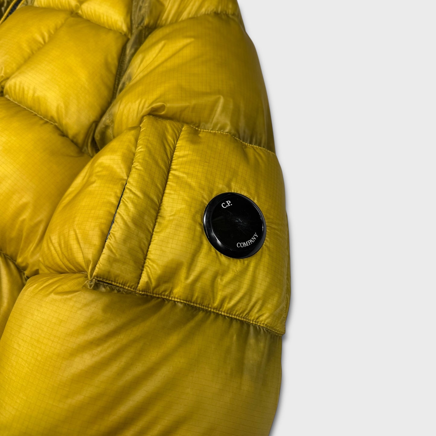 CP Company Yellow DD Shell Puffer Jacket M