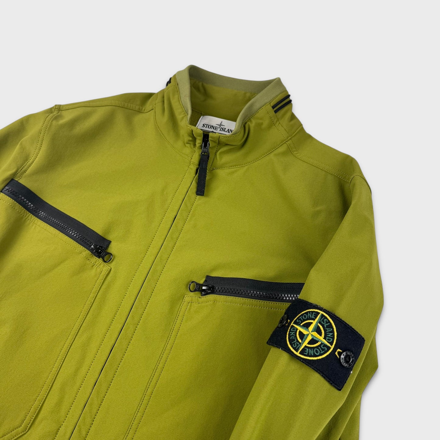 Stone Island Acid Green Comfort Shell Jacket L