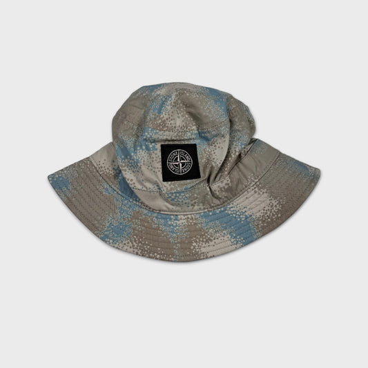 Stone Island Devore Camo Bucket Hat M