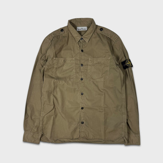 Stone Island Tela Button Up Overshirt L