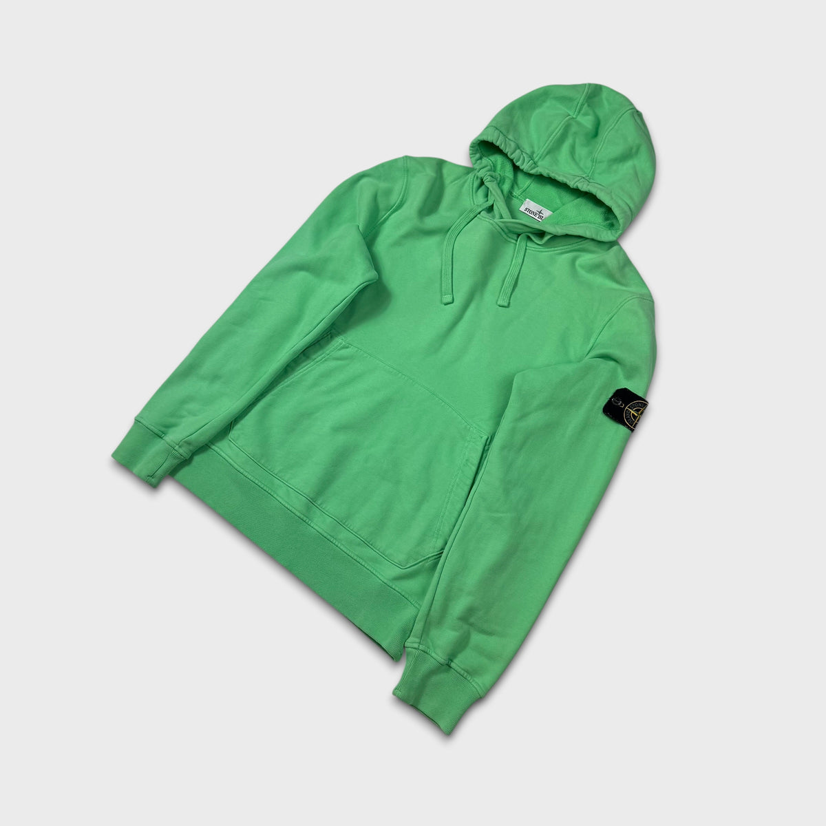 Stone Island Green Pullover Hoodie M