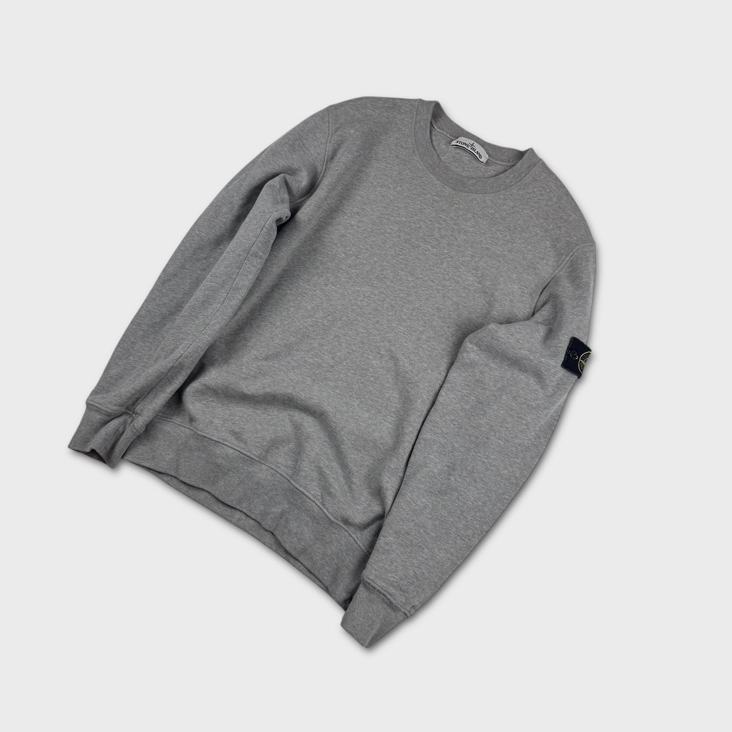 Stone Island Grey Crewneck Sweatshirt L