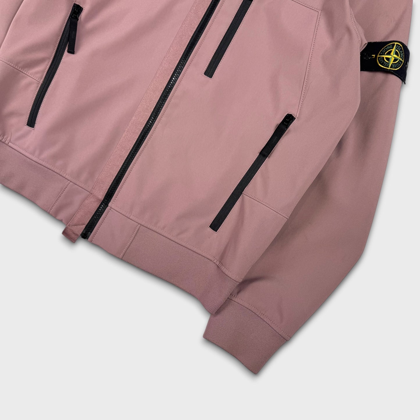 Stone Island Pink Soft Shell-R Jacket L