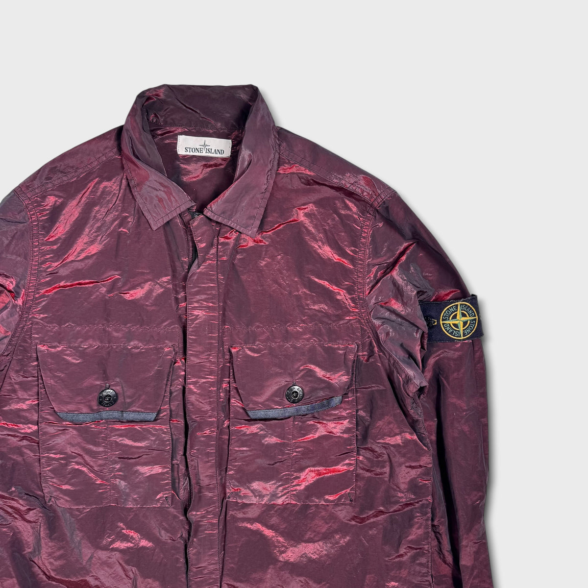 Stone Island Nylon Metal Weft Overshirt L