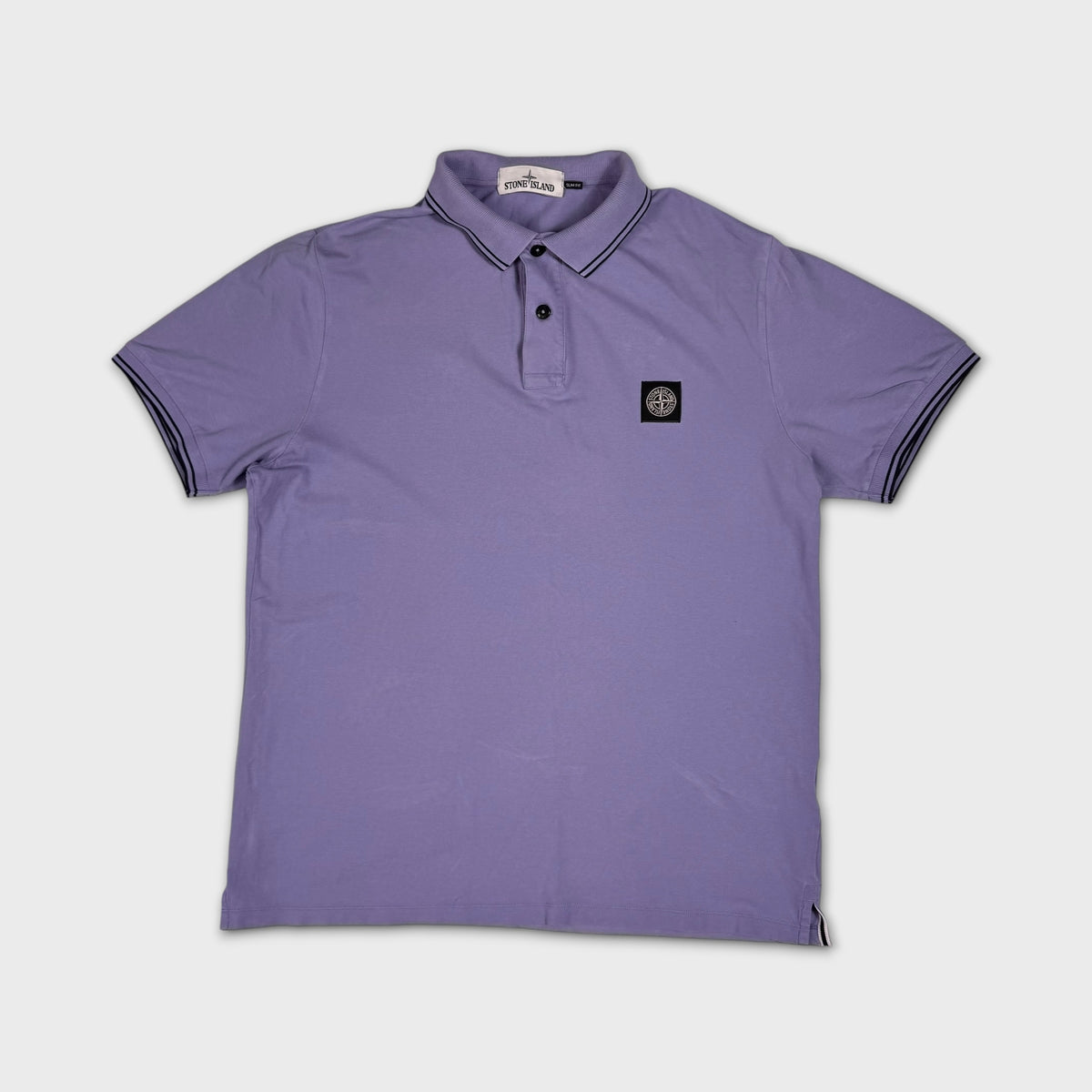 Stone Island Lilac Polo Shirt XL