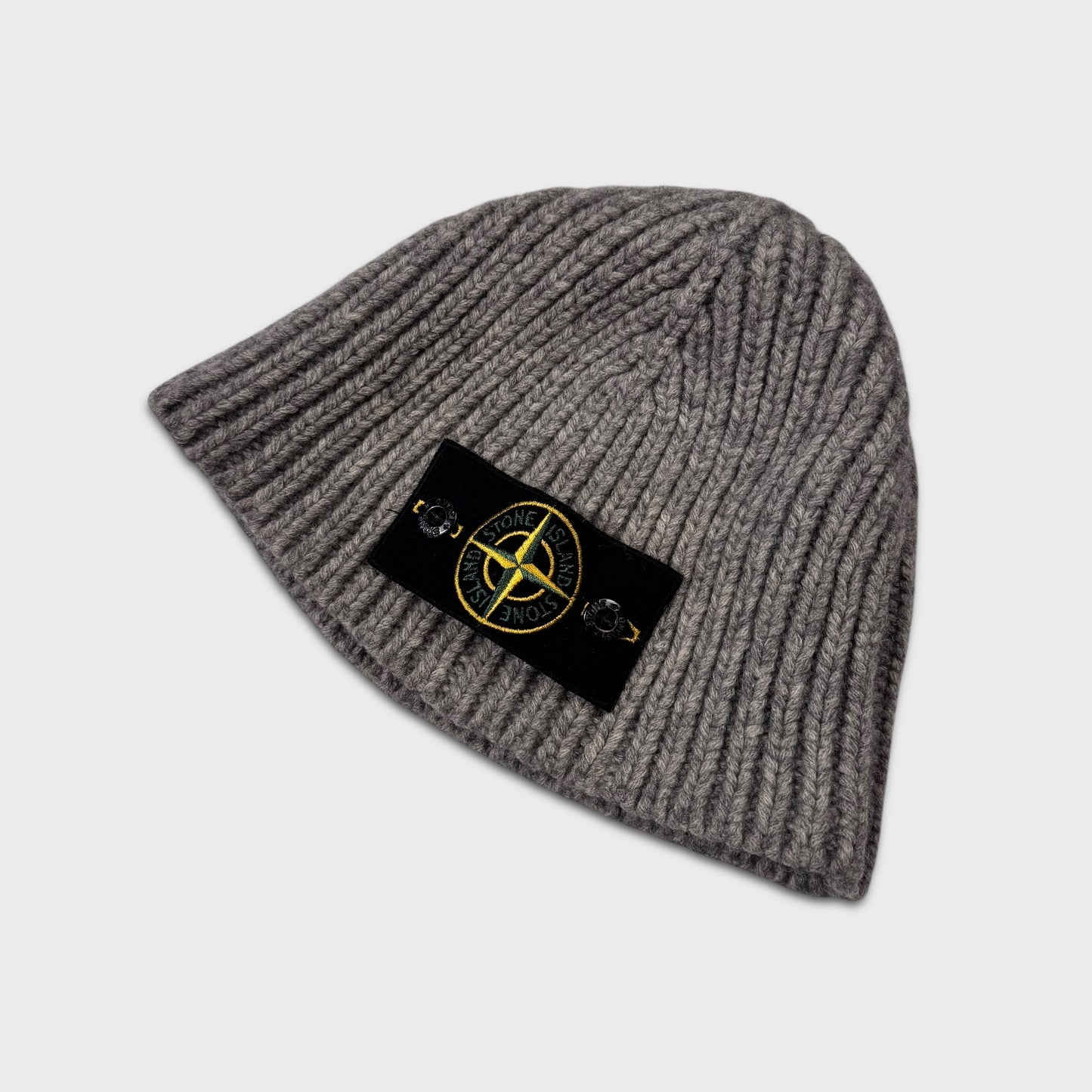 Stone Island Badge Beanie & Scarf Set OS