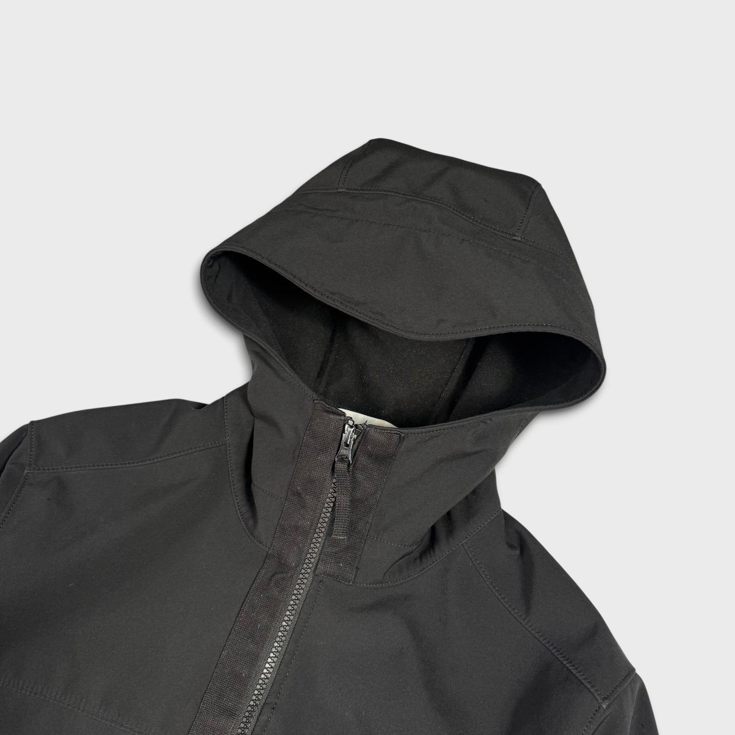 Stone Island Black Soft Shell-R Jacket L