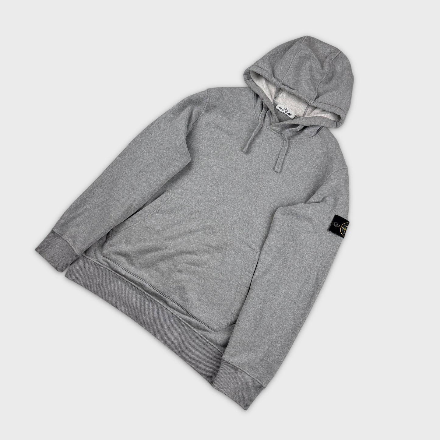 Stone Island Grey Pullover Hoodie L