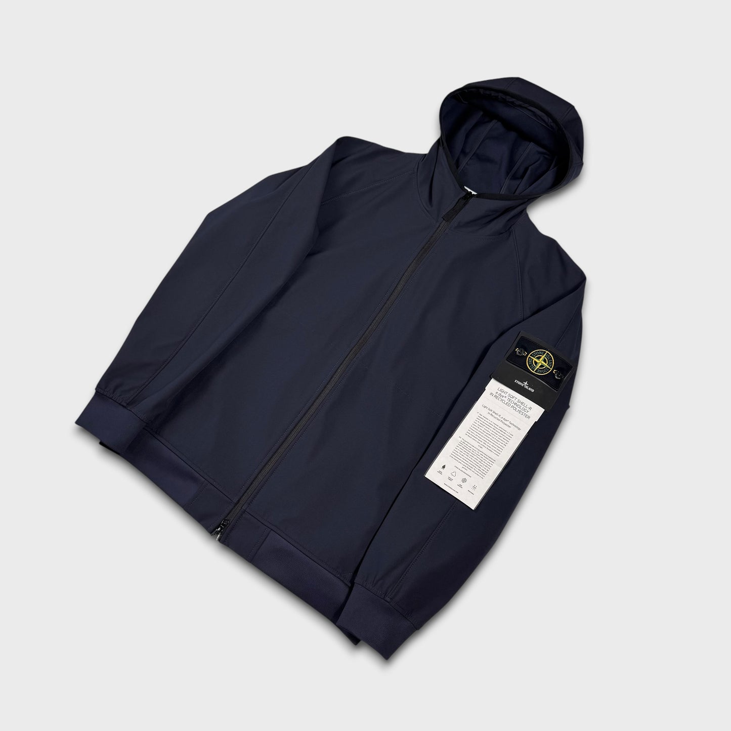 Stone Island Navy E-Dye Soft Shell Jacket BNWT XXL