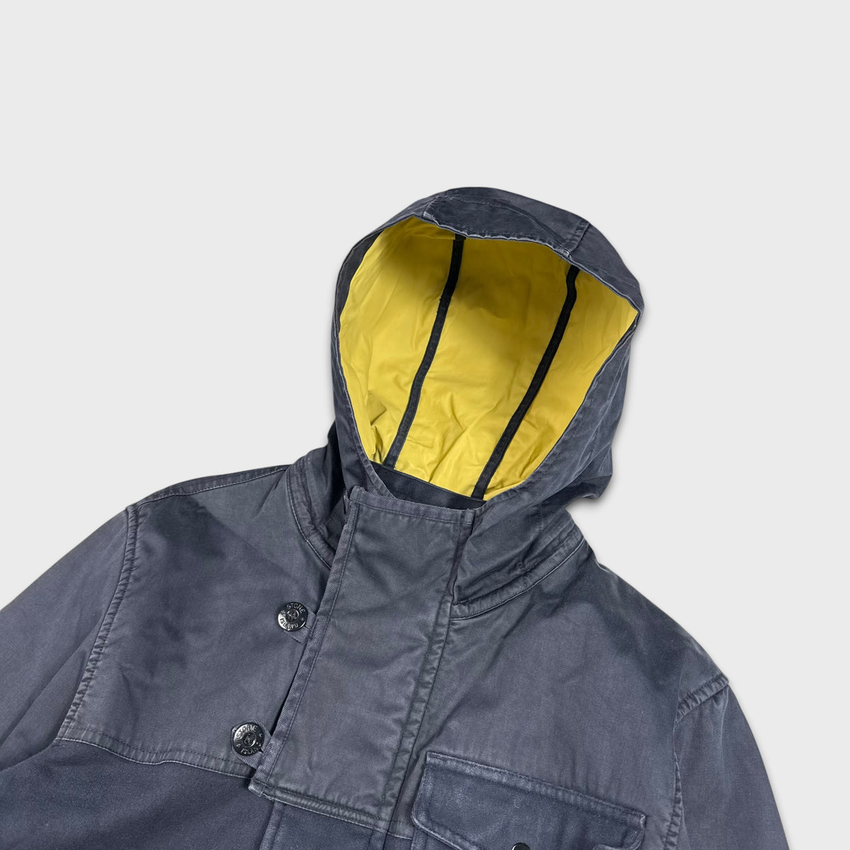 Stone Island Raso Hybrid Hooded Jacket L