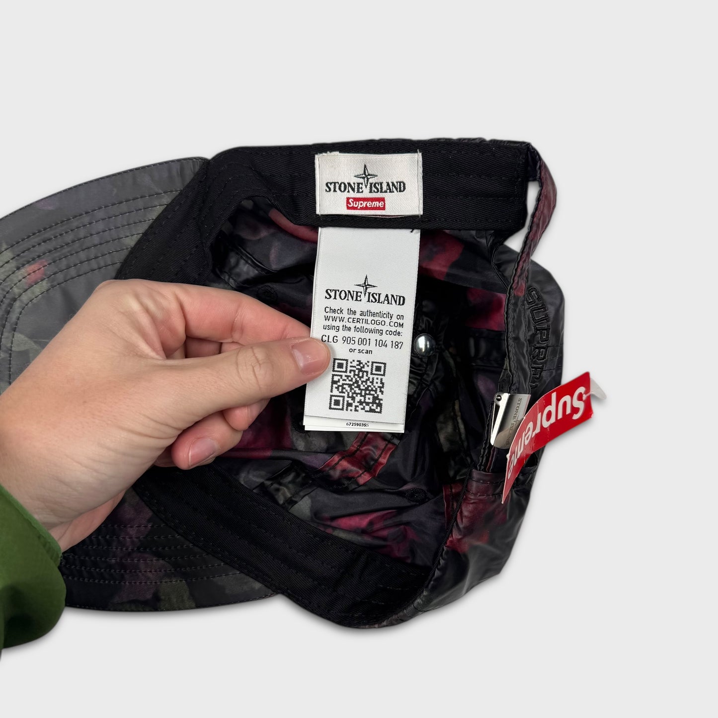 Stone Island x Supreme Lamy Cap BNWT