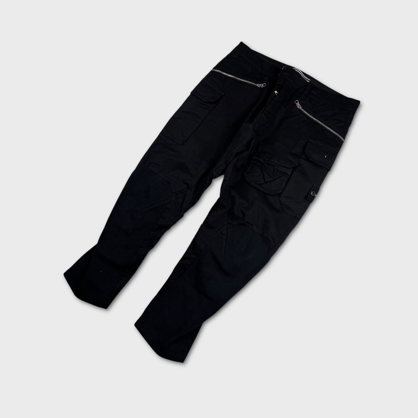 Stone Island Multipocket Black Cargo Pants W31