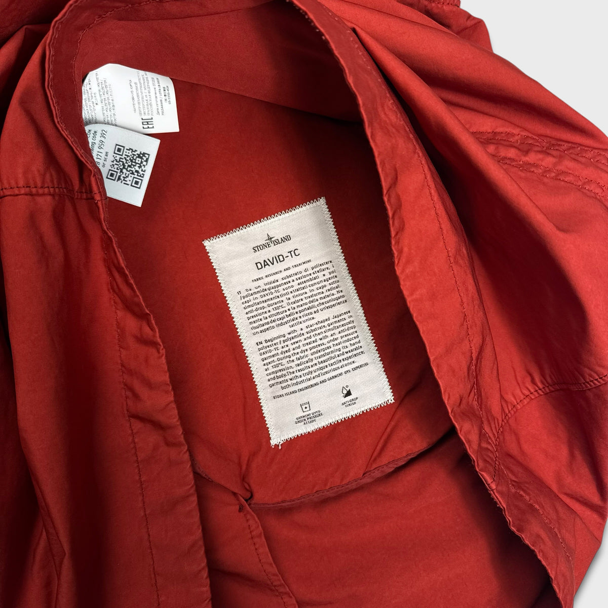 Stone Island Red David-TC Jacket L
