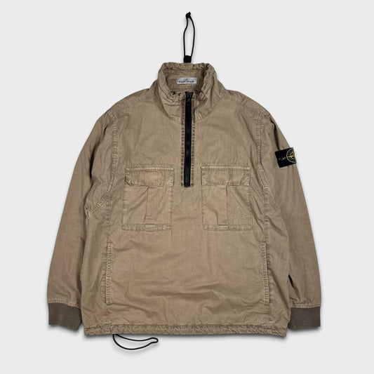 Stone Island Khaki Pullover Smock Jacket M