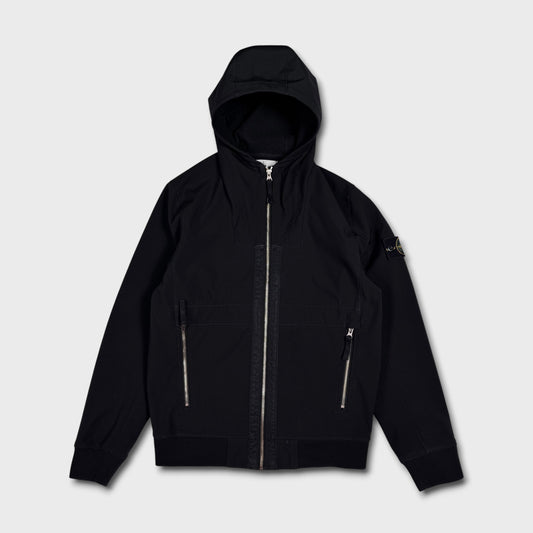 Stone Island Black Soft Shell-R Jacket S
