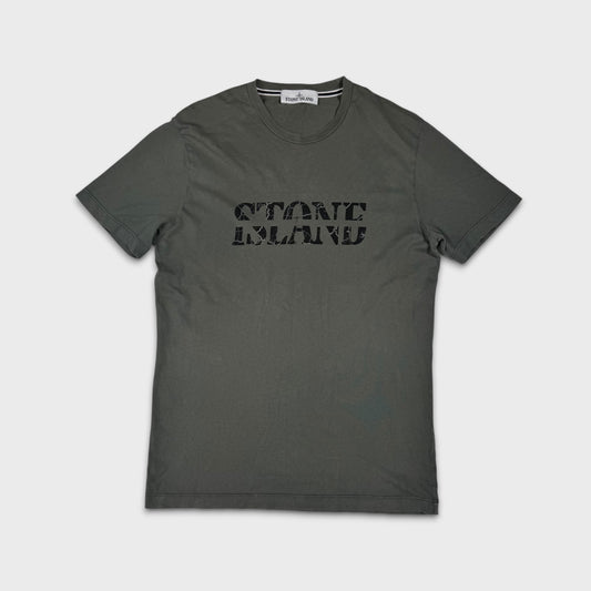 Stone Island Green Graphic T-Shirt L