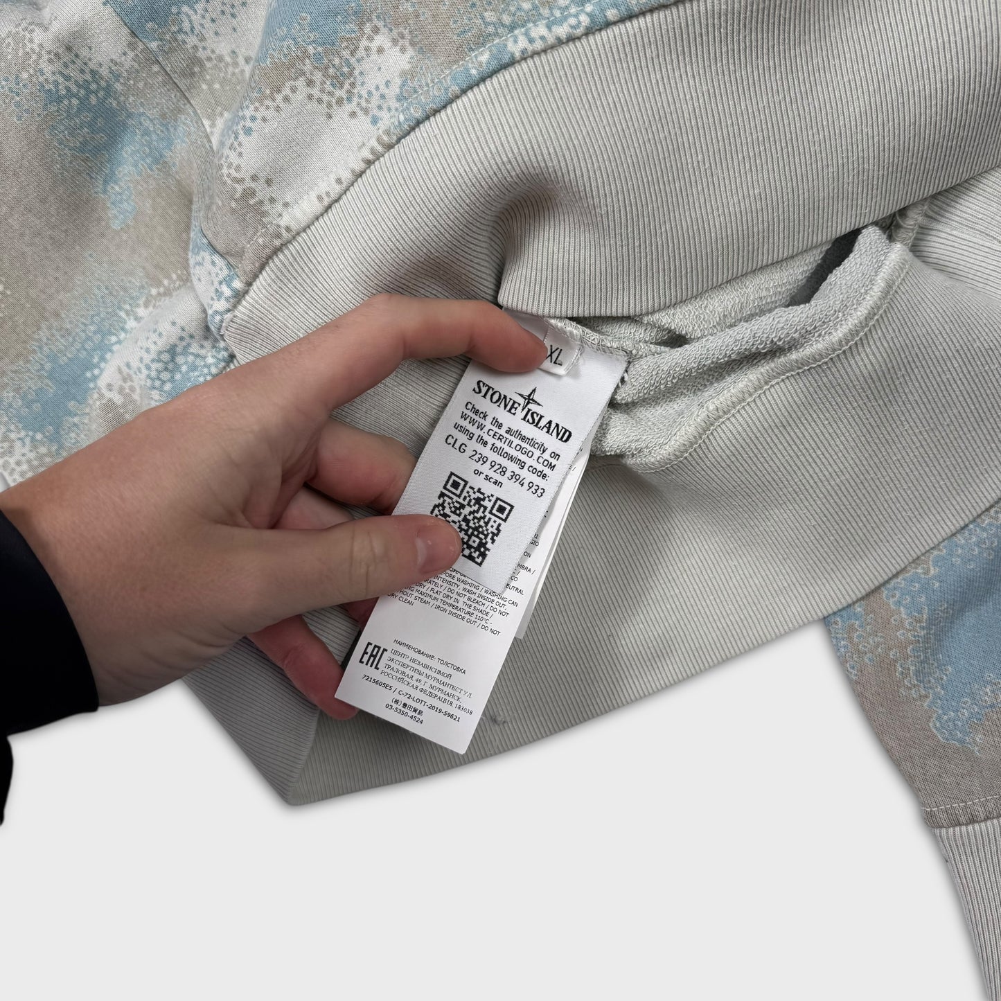 Stone Island Camo Crewneck Sweatshirt XL