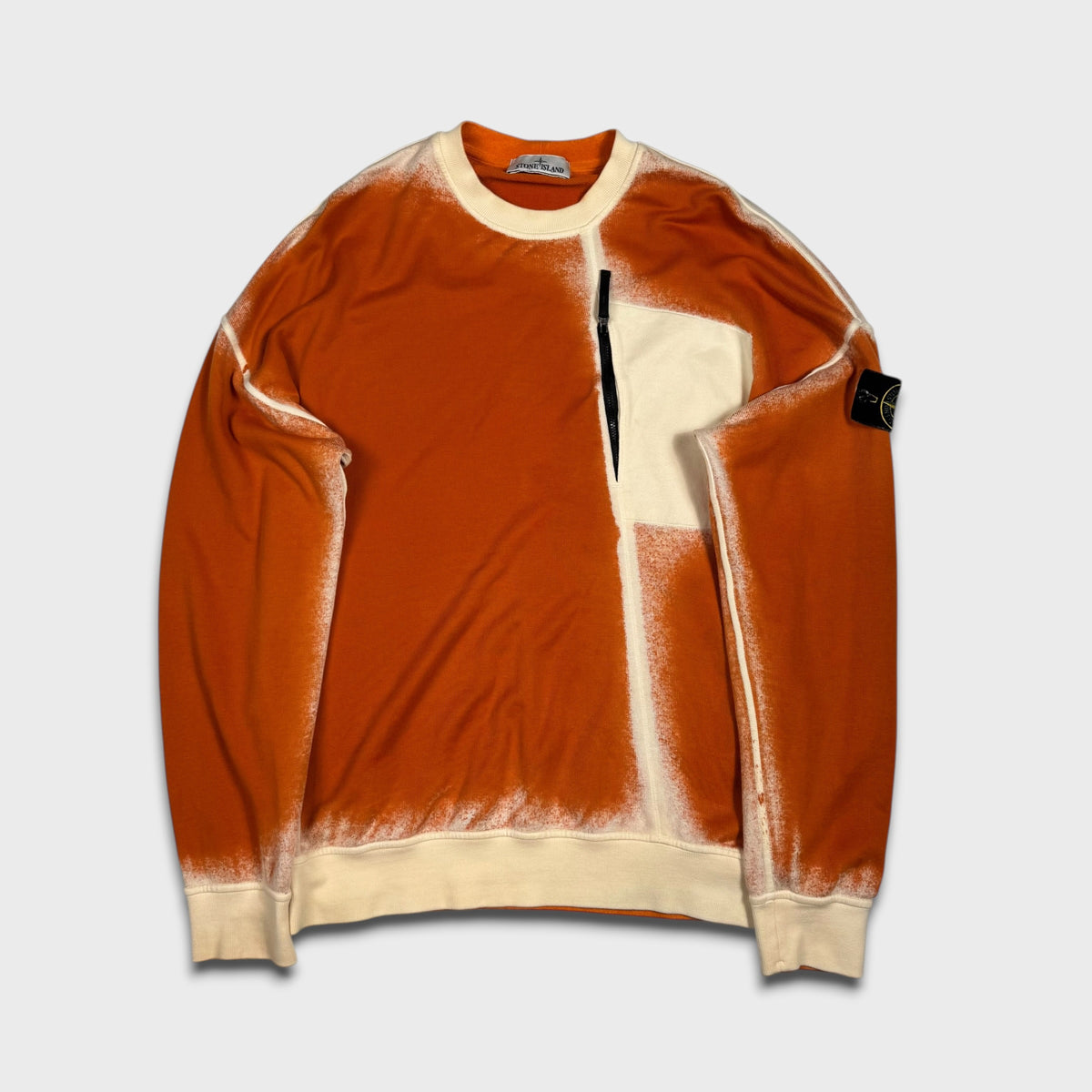 Stone Island Hand Sprayed Crewneck L