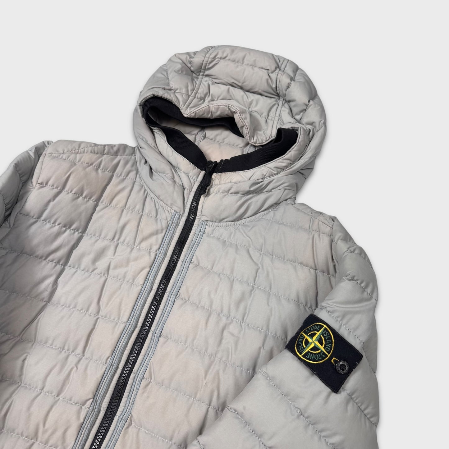 Stone Island Grey O-Cotton R-Nylon Tela Jacket XL