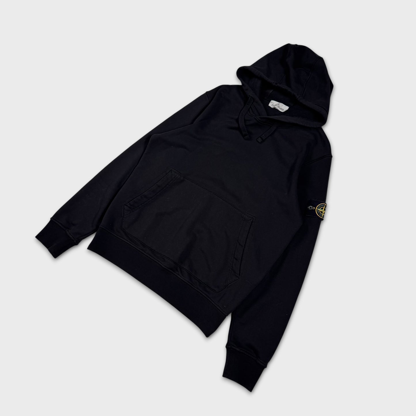 Stone Island Black Pullover Hoodie M