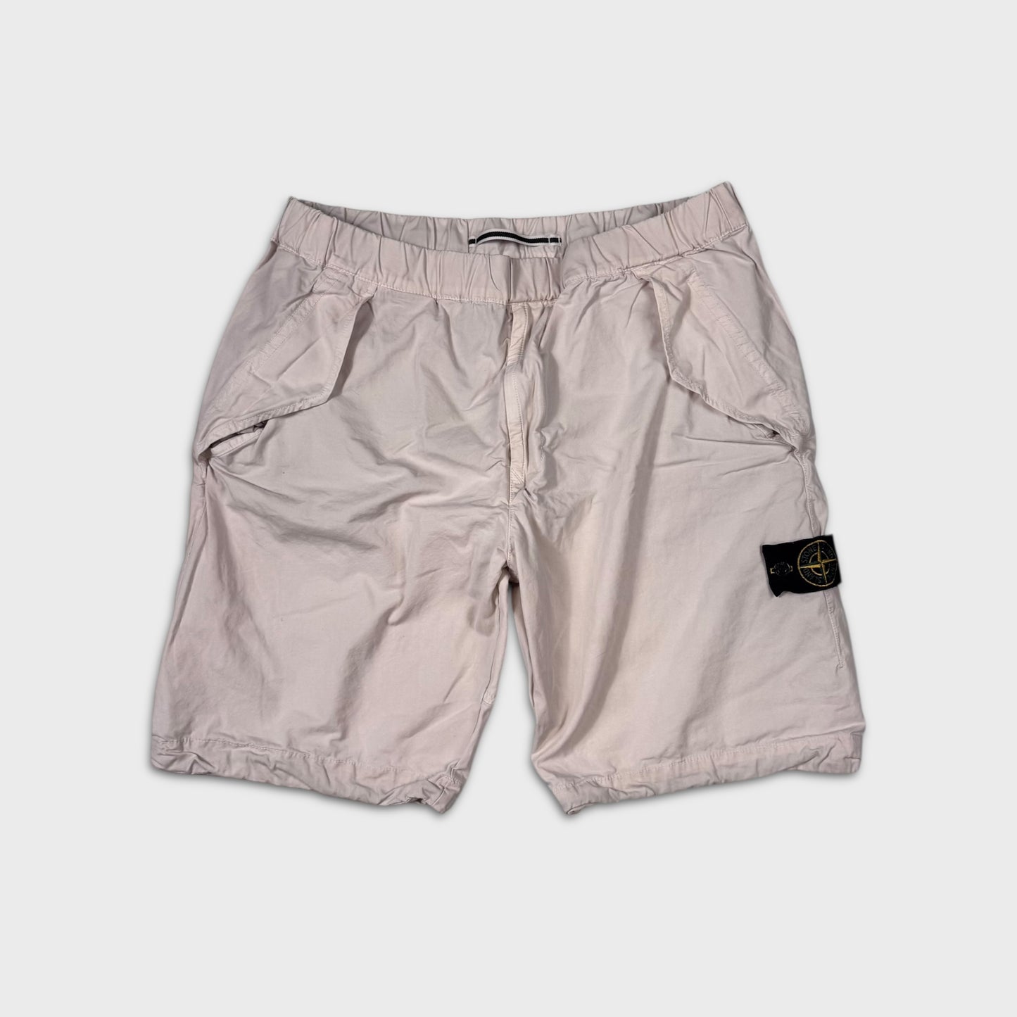 Stone Island Bone Cargo Shorts W36