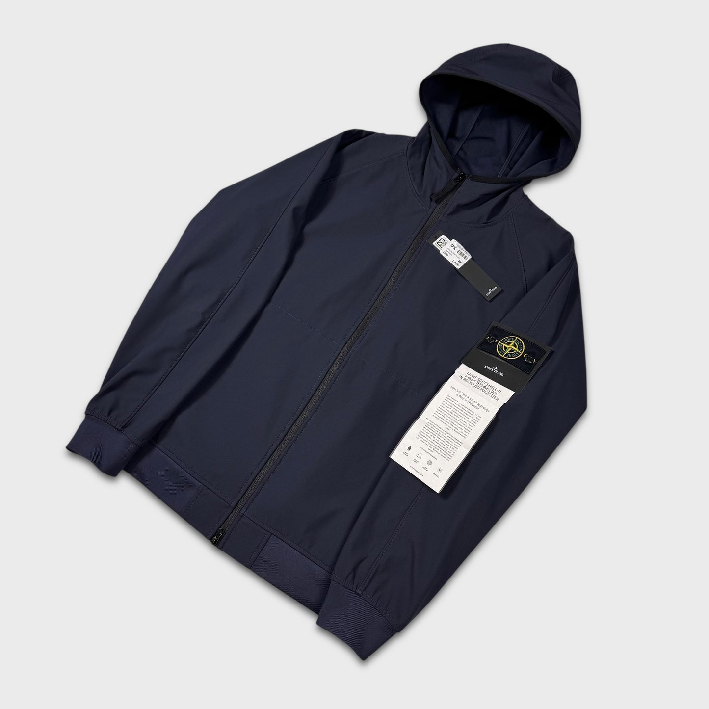 Stone Island Navy Light Soft Shell-R Jacket BNWT XXL