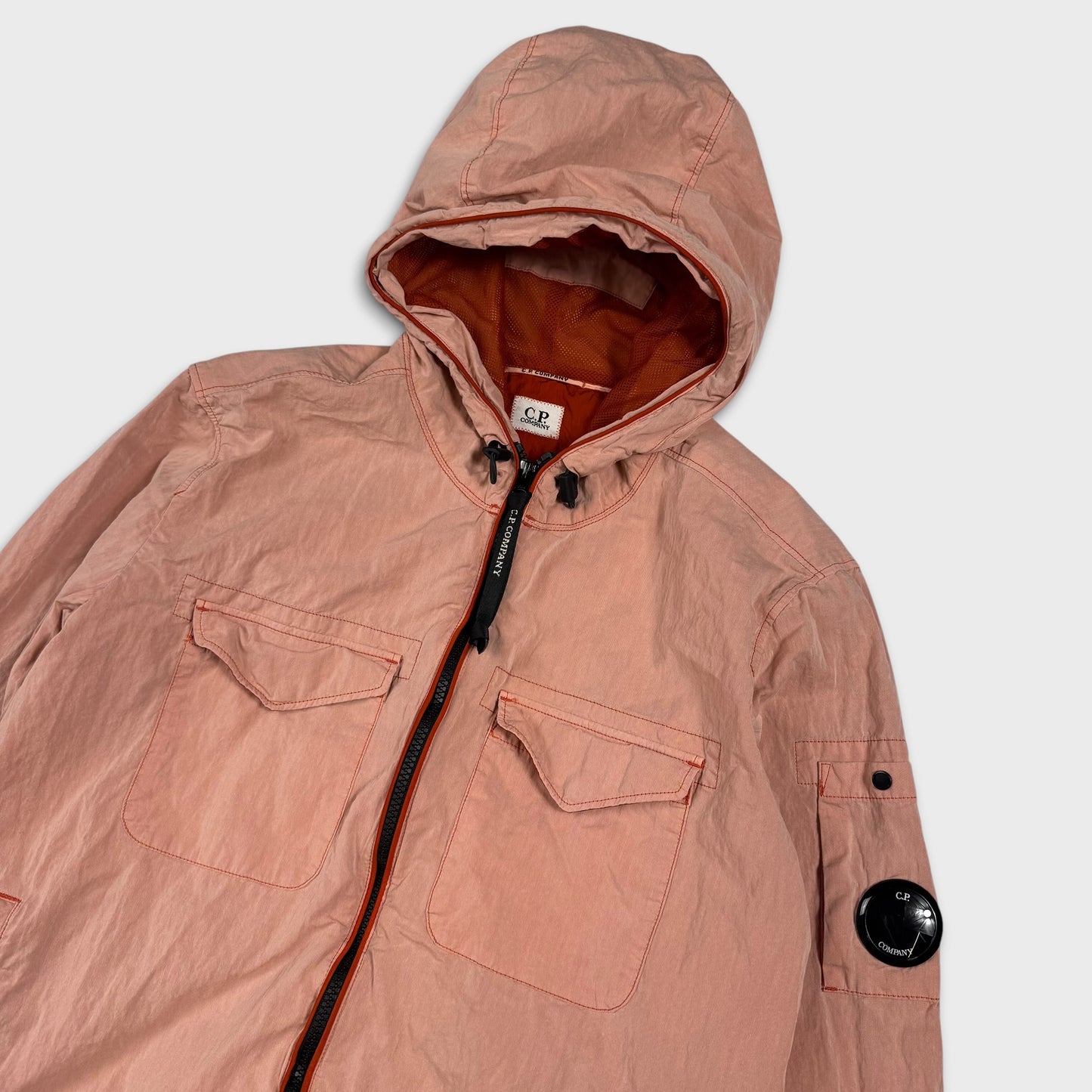 CP Company Salmon Pink Tela Windbreaker Jacket M