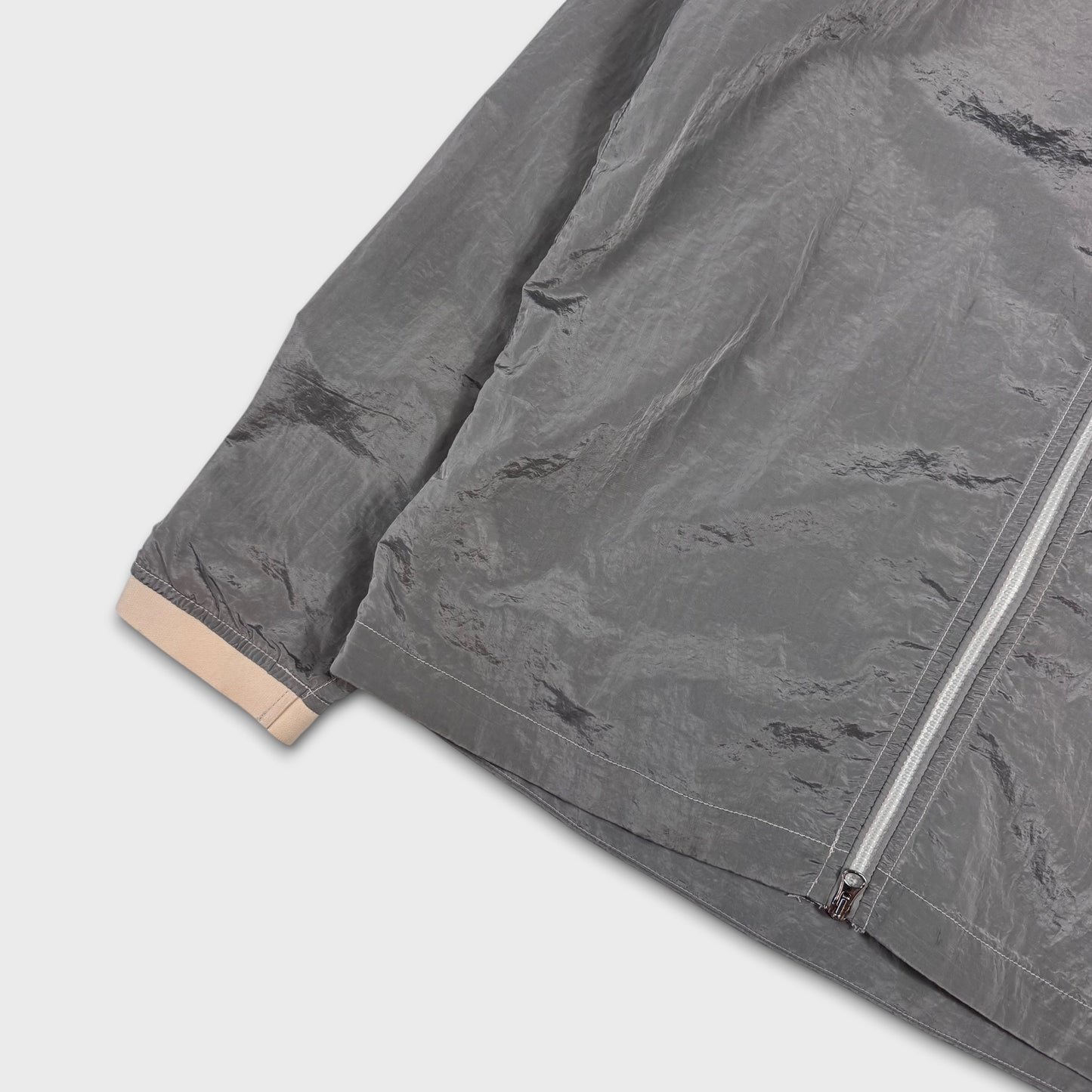 Stone Island Silver Nylon Metal Overshirt L