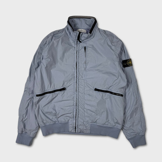 Stone Island Baby Blue Crinkle Reps NY Jacket XL