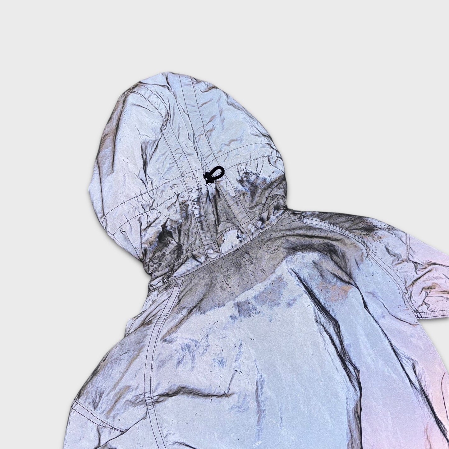 Stone Island Pink Plated Reflective Jacket M