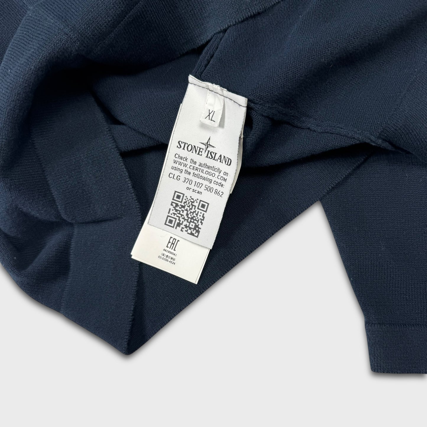 Stone Island Navy Shadow Project Knit XL