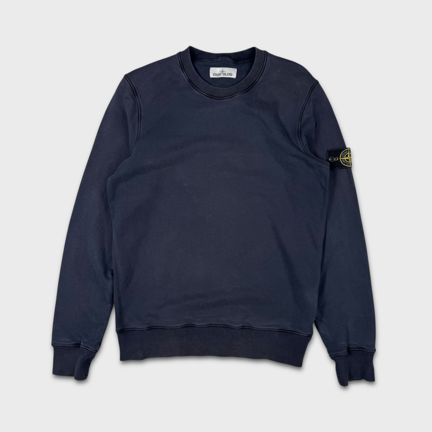 Stone Island Navy Crewneck Sweatshirt M