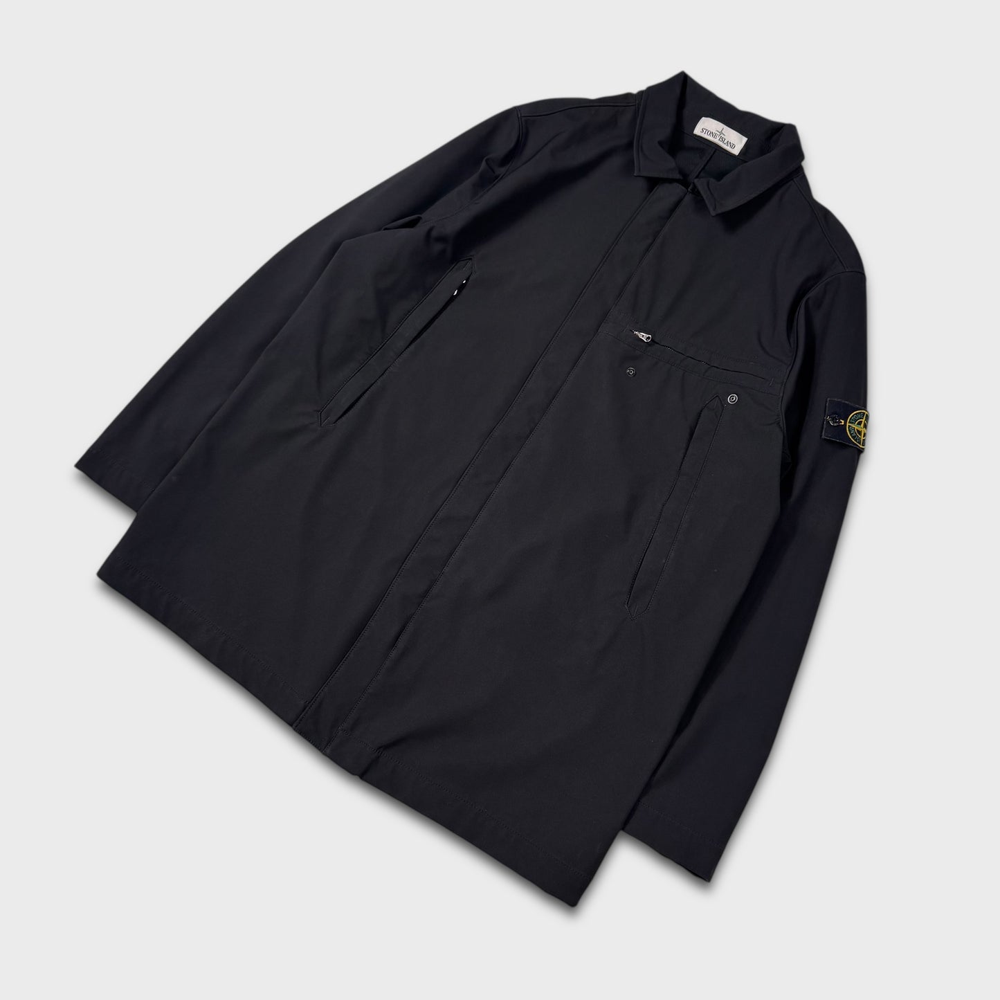 Stone Island Black Light Soft Shell-R Parka Jacket XXL