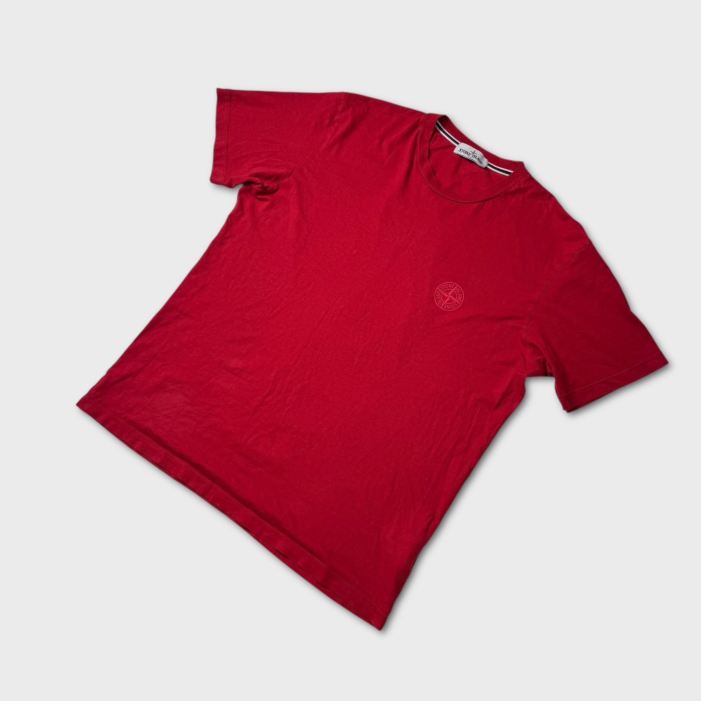 Stone Island Red Graphic T-Shirt XXL