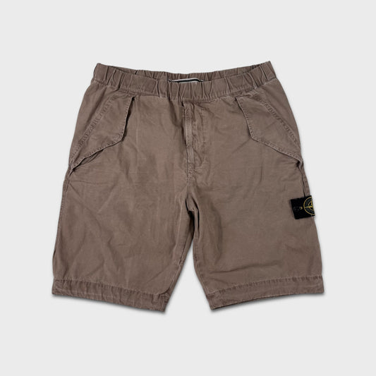 Stone Island Tan Cargo Shorts W32
