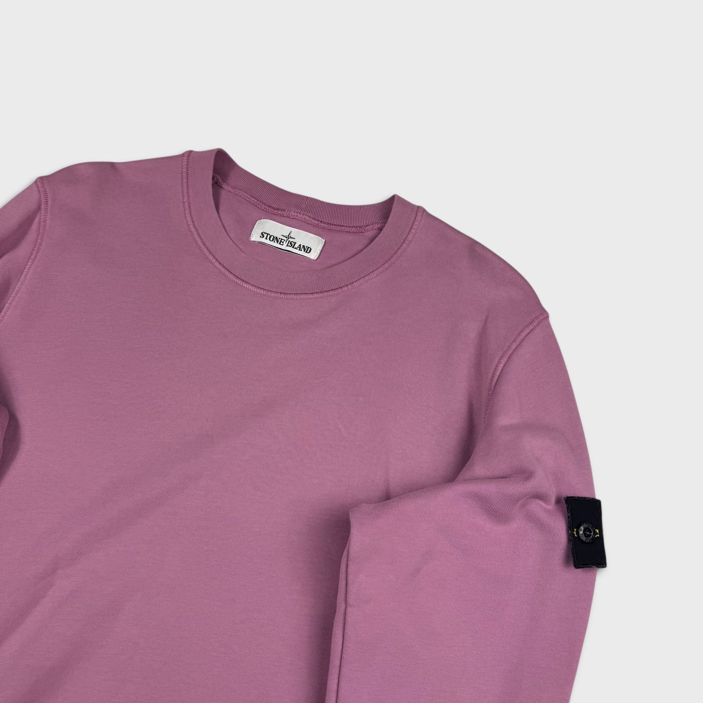 Stone Island Pink Crewneck Sweatshirt M