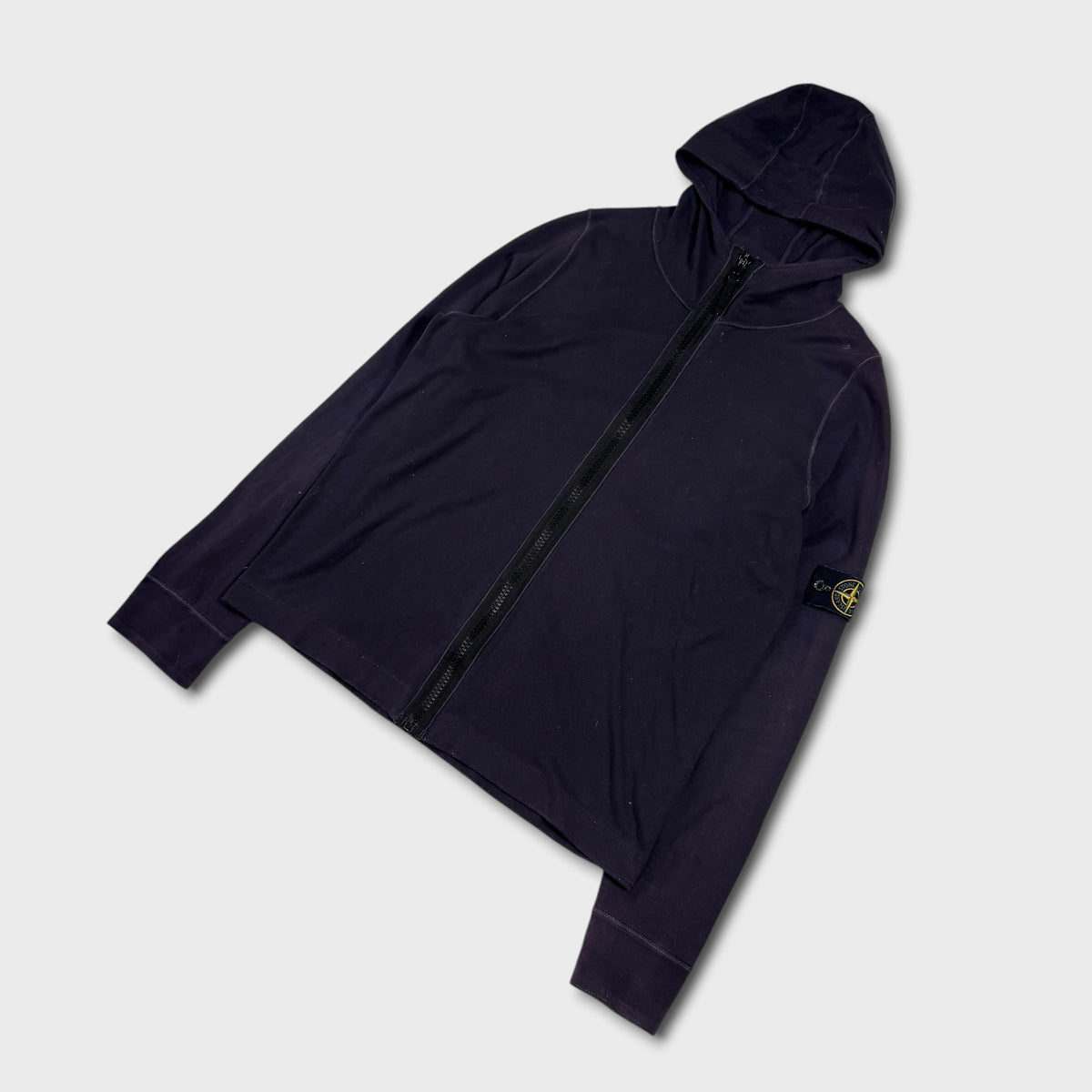 Stone Island 2000’s Purple Zip Hoodie XL