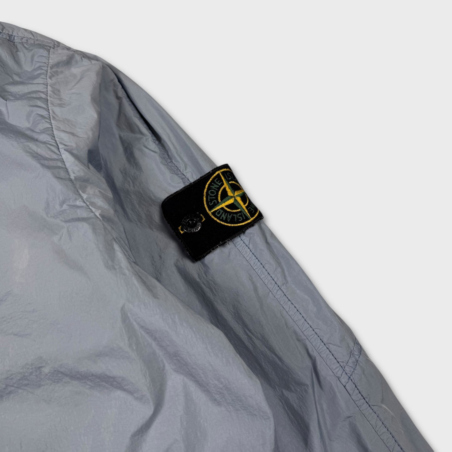Stone Island Baby Blue Crinkle Reps NY Jacket XL