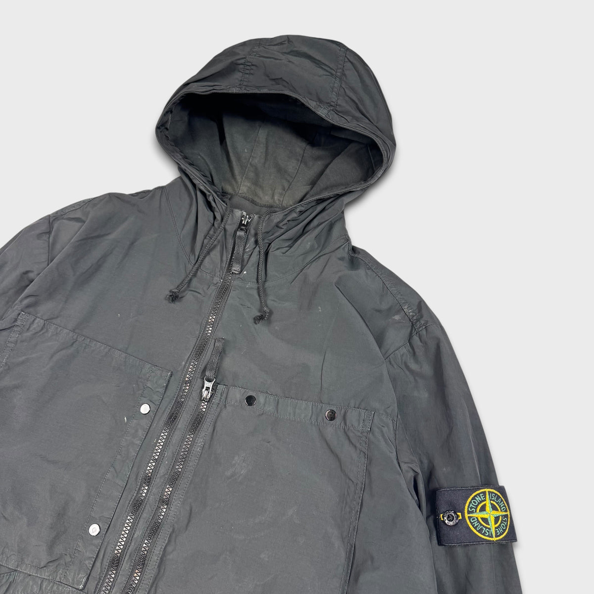 Stone Island Tela Weather Resistant Hooded Jacket XXL