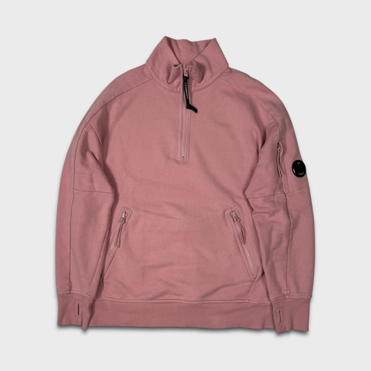 CP Company Pink Quarter Zip Sweatshirt M