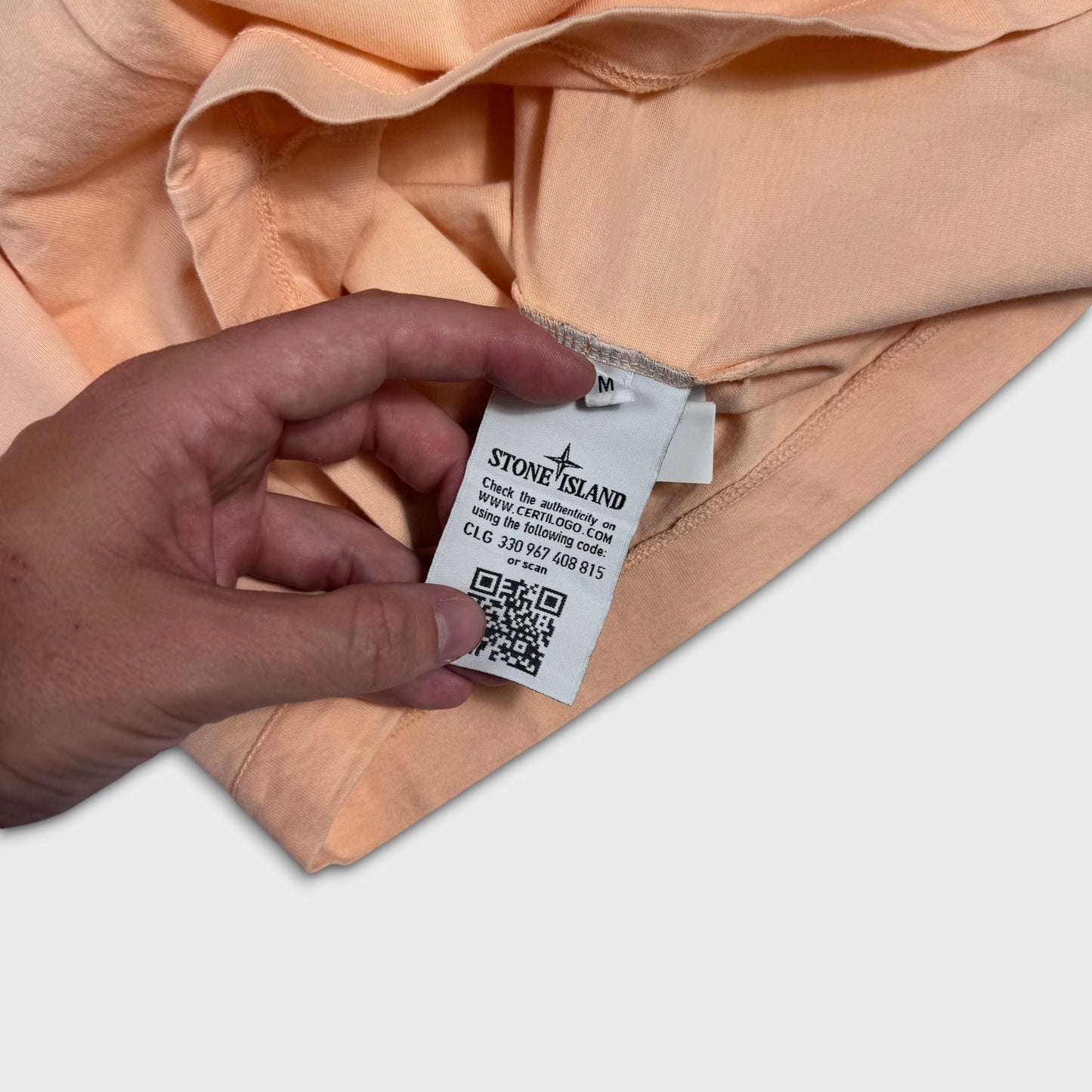 Stone Island Peach Compass T-Shirt M
