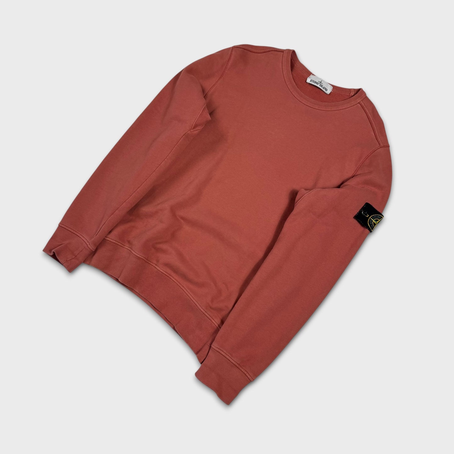 Stone Island Rust Crewneck Sweatshirt S