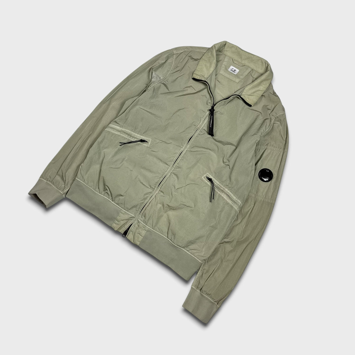 CP Company Sage Green Chrome-R Nylon Jacket XL